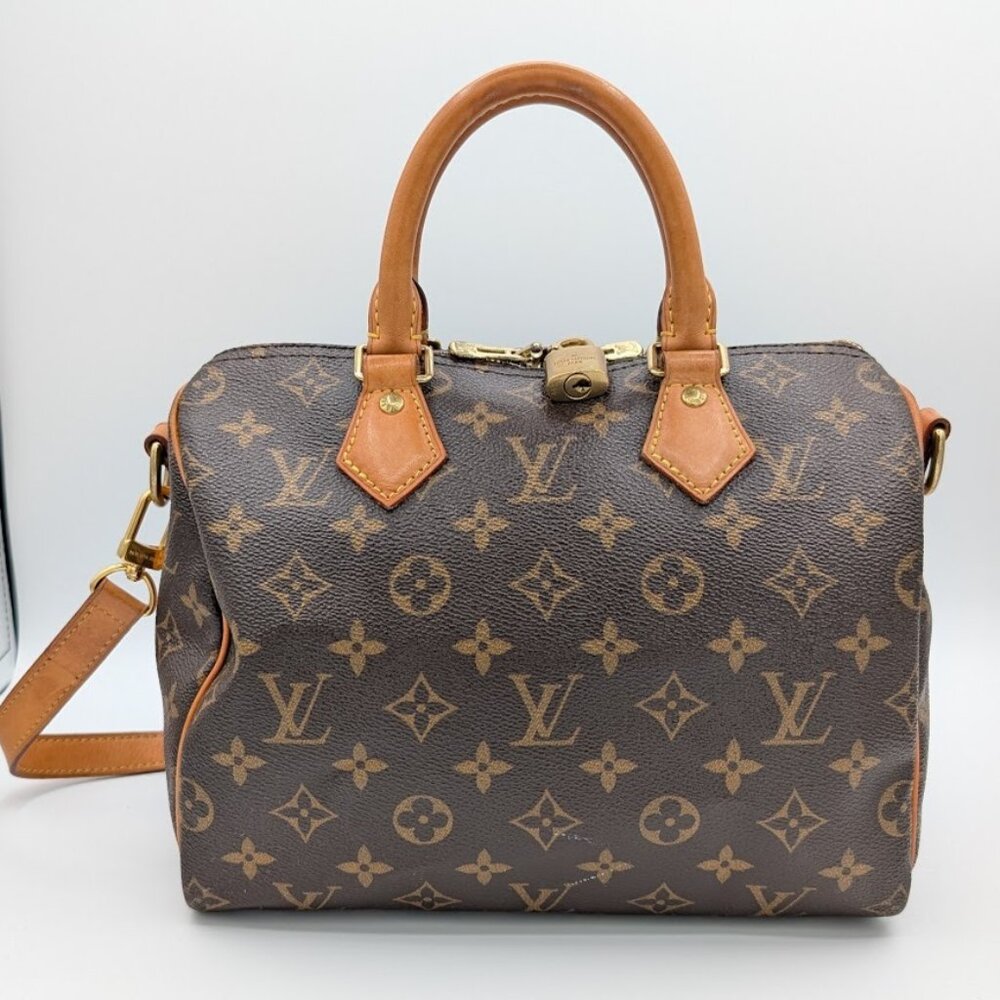 Louis Vuitton Monogram Canvas Speedy Bandouliere 25